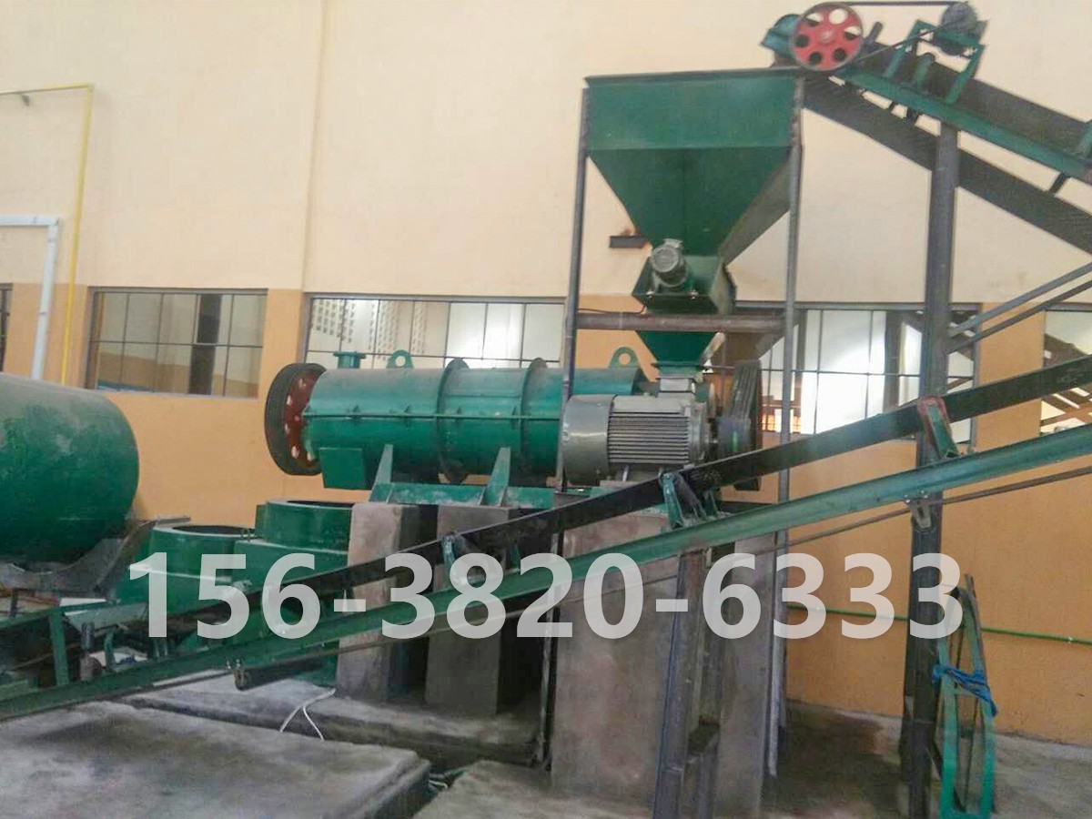 新型有機肥濕法造?，F(xiàn)場