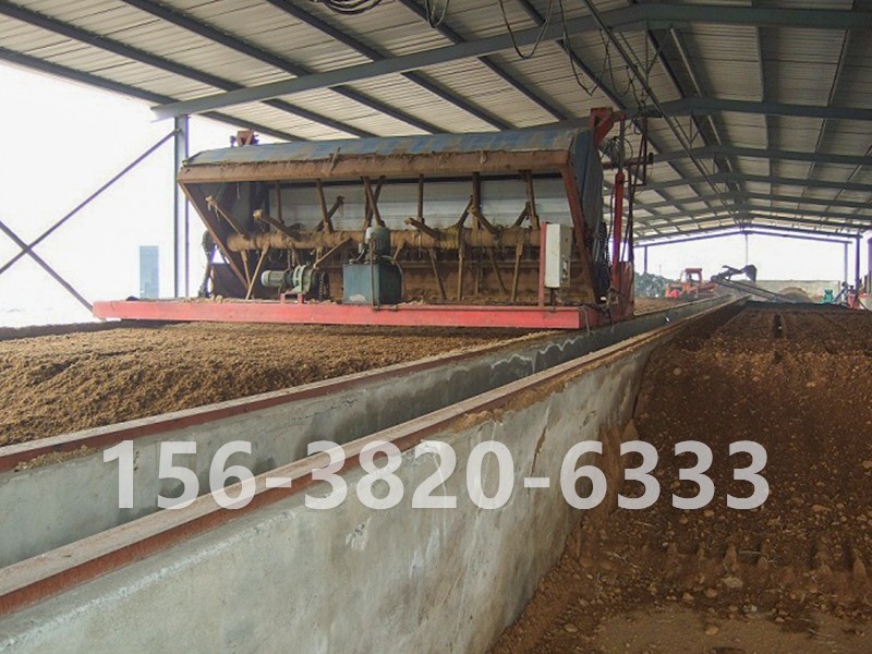 有機肥發(fā)酵翻拋圓盤造?，F(xiàn)場